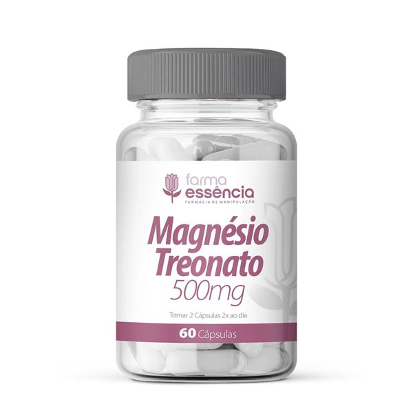 Magnésio Treonato 500mg 60 Cápsulas
