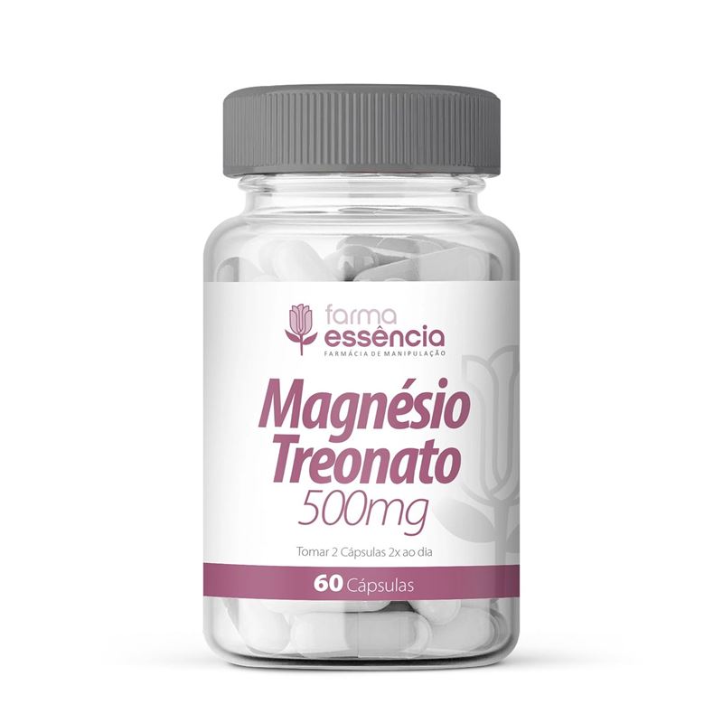 Magnésio Treonato 500mg 60 Cápsulas