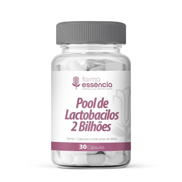 Pool de Lactobacilos 2 Bilhões 30 Cápsulas