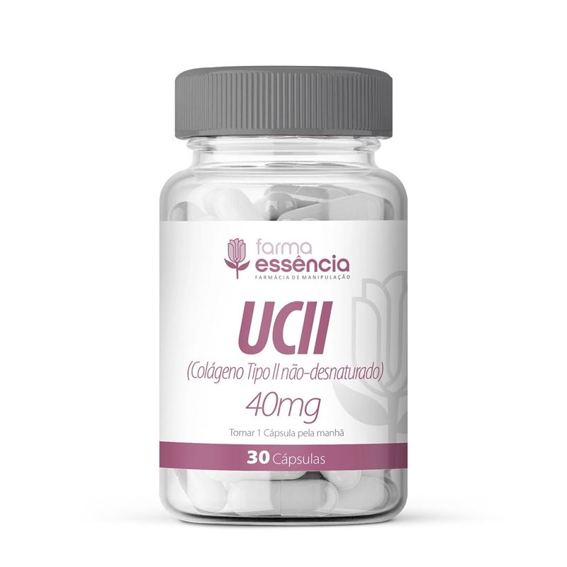 UC II (Colágeno Tipo II não-desnaturado) 40mg 30 Cápsulas