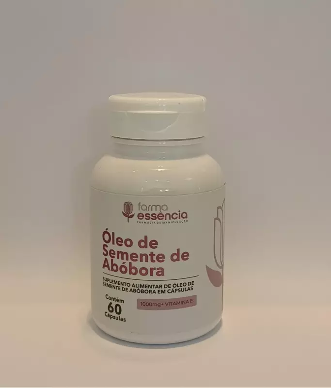 Óleo de semente de abóbora+ vitamina e com 60 cápsulas